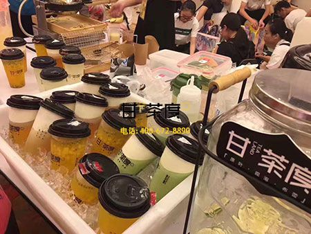 甘茶度奶茶店店店店店店加盟品牌优势明显投资创业好项目 