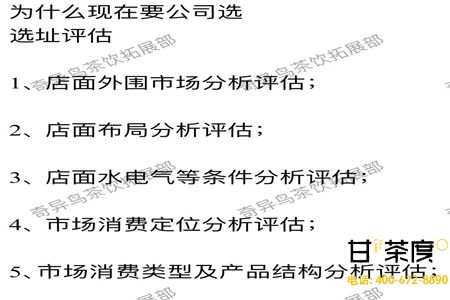 奶茶开店选址流程
