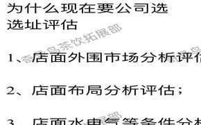 奶茶店为什么要选址评估,武汉汉阳区店铺推荐